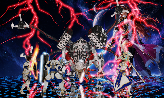 Zara taking her turn against Vrax